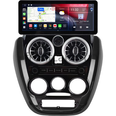 Lada Granta, Granta Sport 2011-2018, ВИС 2349 2013-2017 (черная, глянцевая) 10.25 дюйма Canbox GTR-4025-0771 на Android 10 (CarPlay, 4/64, DSP, QLed) Audi Style