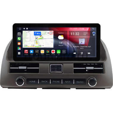 Toyota Camry XV30 2001-2006 (бежевая, с часами) 10.25 дюйма Canbox GTR-4025-0818 на Android 10 (CarPlay, 4/64, DSP, QLed) Audi Style