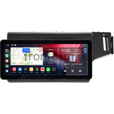 Honda Fit 3 2013-2020 (матовая, правый руль) 10.25 дюйма Canbox GTR-4025-0820 на Android 10 (CarPlay, 4/64, DSP, QLed) Audi Style
