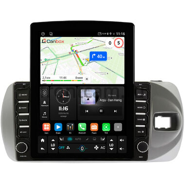 Toyota Vitz 3 (XP130) 2014-2020 Canbox GT095-9432 на Android 10 (QLed, 2/32, DSP, CarPlay)