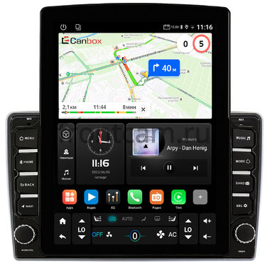 Daihatsu YRV 2000-2005 Canbox GT095-10-1186 на Android 10 (QLed, 2/32, DSP, CarPlay)