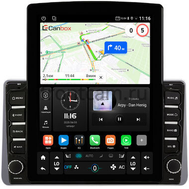 Nissan Almera (N16), Sentra 5 (B15) 1999-2006 Canbox GT095-10-1210 на Android 10 (QLed, 2/32, DSP, CarPlay)