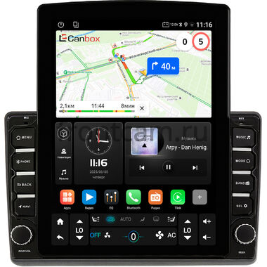 Nissan NV400 2010-2020 Canbox GT095-10-1263 на Android 10 (QLed, 2/32, DSP, CarPlay)