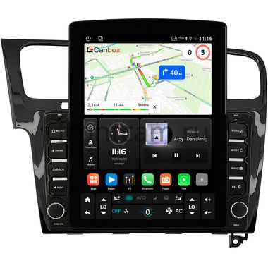 Volkswagen Golf 7 2012-2020 (глянцевая) Canbox GT095-10-469 на Android 10 (QLed, 2/32, DSP, CarPlay)