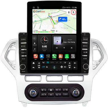 Ford Mondeo 4 2006-2010 Canbox GT095-1016 встроенный климат на Android 10 (QLed, 2/32, DSP, CarPlay)