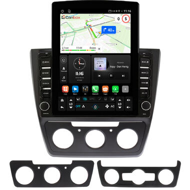 Skoda Yeti 2009-2018 (матовая) Canbox GT095-1023 на Android 10 (QLed, 2/32, DSP, CarPlay)