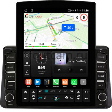 Mitsubishi Eclipse Cross 2017-2026 Canbox GT095-1080 на Android 10 (QLed, 2/32, DSP, CarPlay)
