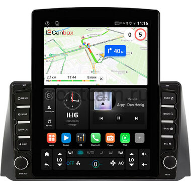 УАЗ Patriot, Профи 2016-2026 Canbox GT095-9-1170 на Android 10 (QLed, 2/32, DSP, CarPlay)