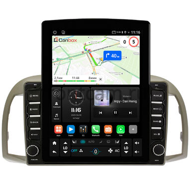 Nissan March (K12), Micra (K12) 2002-2010 Canbox GT095-9-1354 на Android 10 (QLed, 2/32, DSP, CarPlay)