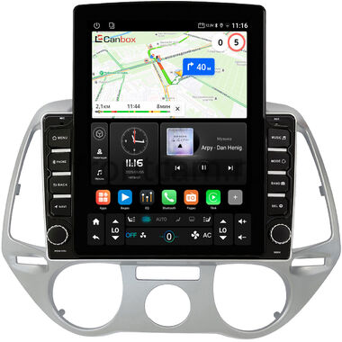 Hyundai i20 2008-2012 (без климат-контроля) Canbox GT095-9-1397 на Android 10 (QLed, 2/32, DSP, CarPlay)