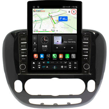 Kia Soul 2 2013-2019 (авто без климат-контроля, глянцевая) Canbox GT095-9-157 на Android 10 (QLed, 2/32, DSP, CarPlay)