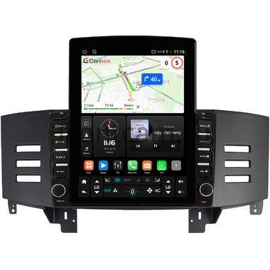 Toyota Mark X 2004-2009 (черная, для авто без монитора) Canbox GT095-9-160 на Android 10 (QLed, 2/32, DSP, CarPlay)