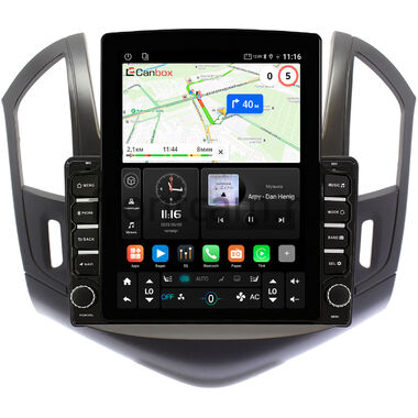 Chevrolet Cruze 2012-2016 (черная, матовая) Canbox GT095-9-240 на Android 10 (QLed, 2/32, DSP, CarPlay)