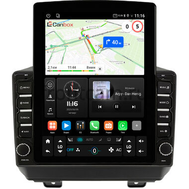 Jeep Wrangler 4 (JL) 2017-2023 Canbox GT095-9-327 на Android 10 (QLed, 2/32, DSP, CarPlay)