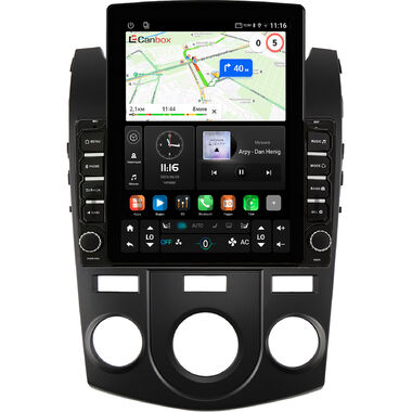 Kia Cerato 2 седан, Forte 2008-2013 (авто без климат-контроля) Canbox GT095-9-414 на Android 10 (QLed, 2/32, DSP, CarPlay)