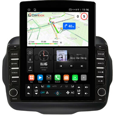 Jeep Renegade 2014-2025 Canbox GT095-9-629 на Android 10 (QLed, 2/32, DSP, CarPlay)