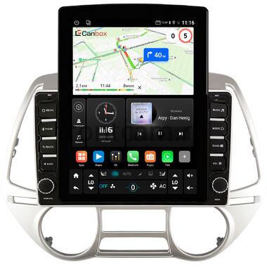 Hyundai i20 2008-2012 (с климат-контролем) Canbox GT095-9-677 на Android 10 (QLed, 2/32, DSP, CarPlay)