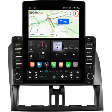 Volvo XC60 2013-2017 (матовая, темно-серая) Canbox GT095-9-1511 на Android 10 (QLed, 2/32, DSP, CarPlay)