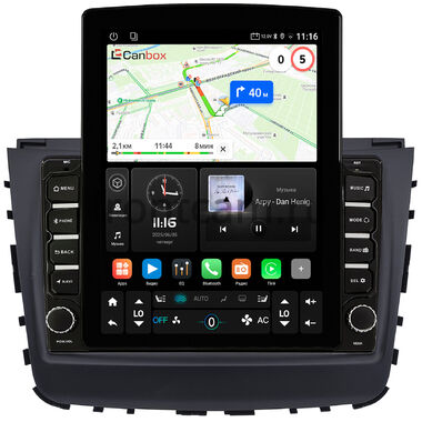 SsangYong Rexton 4, Rexton Sports Khan 2018-2023 Canbox GT095-9-789 на Android 10 (QLed, 2/32, DSP, CarPlay)