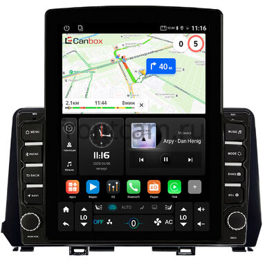 Kia Morning 3 2017-2026, Picanto 3 2021-2026 Canbox GT095-9-813 на Android 10 (QLed, 2/32, DSP, CarPlay)