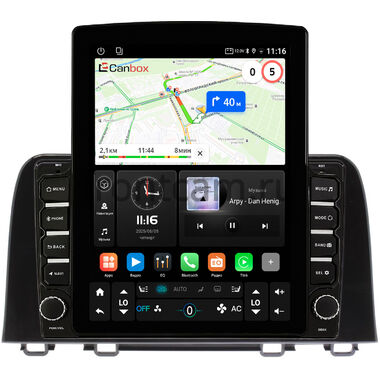 Honda CR-V 5 2016-2024, Breeze 2019-2022 Canbox GT095-9-0099 (черная) на Android 10 (QLed, 2/32, DSP, CarPlay)