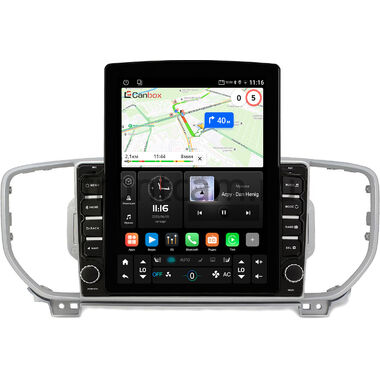 Kia Sportage 4 2015-2018 (серебряная, для авто без камеры) Canbox GT095-9044 на Android 10 (QLed, 2/32, DSP, CarPlay)
