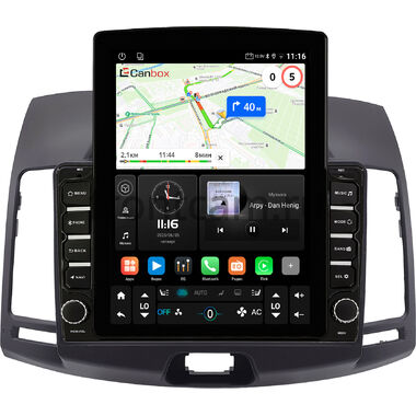 Hyundai Elantra 4 (HD) 2006-2011 (темно-серая) Canbox GT095-9077 на Android 10 (QLed, 2/32, DSP, CarPlay)