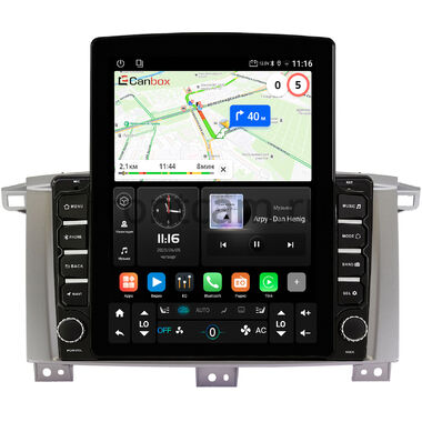 Toyota Land Cruiser 105 2002-2008 Canbox GT095-9121 на Android 10 (QLed, 2/32, DSP, CarPlay) (для авто с МКПП)