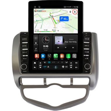 Honda Jazz 2001-2008 (с климат-контролем, левый руль) Canbox GT095-9267 на Android 10 (QLed, 2/32, DSP, CarPlay)