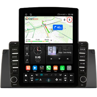 BMW X5 (E53) 1999-2006 Canbox GT095-9295 на Android 10 (QLed, 2/32, DSP, CarPlay)