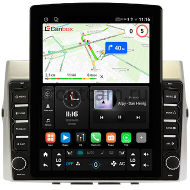 Toyota Corolla Verso 2004-2009 Canbox GT095-9325 на Android 10 (QLed, 2/32, DSP, CarPlay)