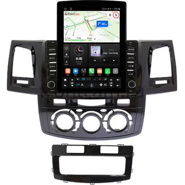 Toyota Fortuner, Hilux 7 2004-2015 (с кондиционером или климат-контролем) Canbox GT095-9414 на Android 10 (QLed, 2/32, DSP, CarPlay)