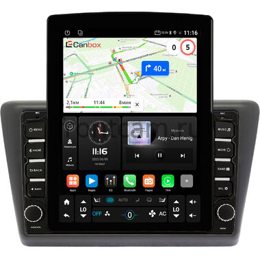 Skoda Rapid 2012-2020 Canbox GT095-9417 на Android 10 (QLed, 2/32, DSP, CarPlay)