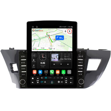 Toyota Corolla (E160, E170) 2012-2016 Canbox GT095-1026 на Android 10 (QLed, 2/32, DSP, CarPlay) (для авто с камерой)