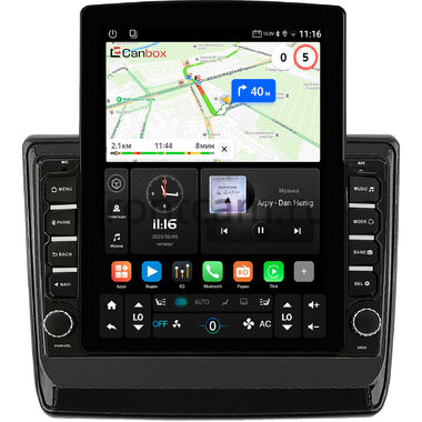 Isuzu D-Max 3 2019-2026, MU-X 2 2020-2024 (черный глянец) Canbox GT095-9-1335 на Android 10 (QLed, 2/32, DSP, CarPlay)