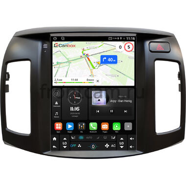 Hyundai Elantra 4 (HD) 2006-2011 (черная) Canbox (Tesla style) 9.7 дюймов 2/32 GT096-1312-101 на Android 10 (QLed, DSP, CarPlay)