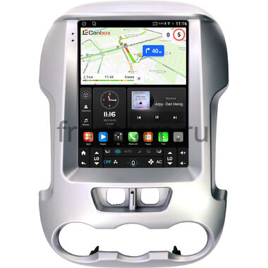 Ford Ranger 3 2011-2015 (серебро) Canbox (Tesla style) 9.7 дюймов 4/64 GTR096-1312-103 на Android 10 (QLed, DSP, CarPlay)