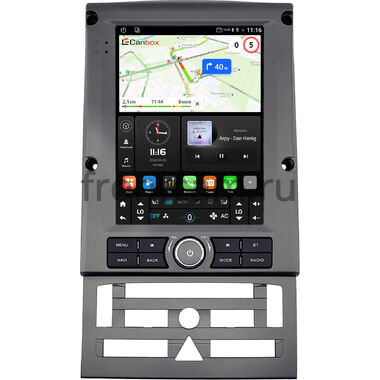 Peugeot 407 2004-2011 (темно-серая) Canbox (Tesla style) 9.7 дюймов 2/32 GT096-1312-111 на Android 10 (QLed, DSP, CarPlay)