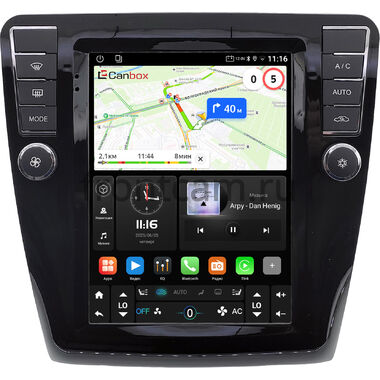 Skoda Superb 2 (B6) 2008-2015 Canbox (Tesla style) 9.7 дюймов 2/32 GT096-1312-144 на Android 10 (QLed, DSP, CarPlay)