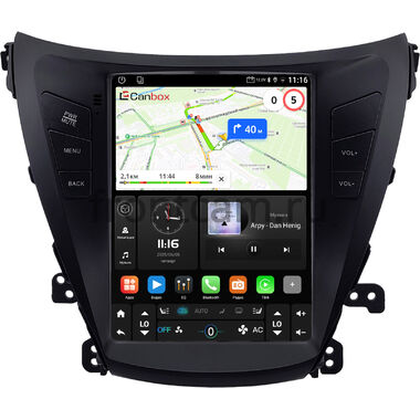 Hyundai Elantra 5 (MD) 2013-2016 Canbox (Tesla style) 9.7 дюймов 2/32 GT096-1312-153 на Android 10 (QLed, DSP, CarPlay)