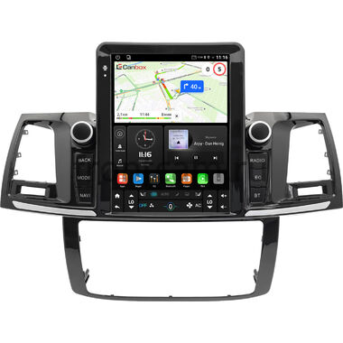 Toyota Fortuner, Hilux 7 2004-2015 (с климат-контролем) Canbox (Tesla style) 9.7 дюймов 2/32 GT096-1312-159 на Android 10 (QLed, DSP, CarPlay)