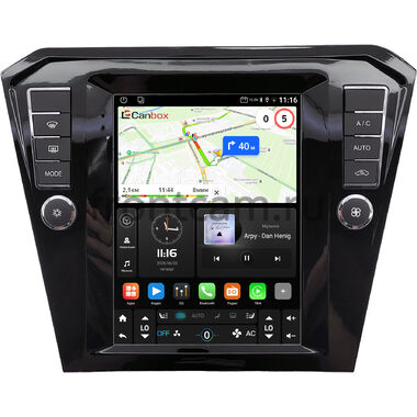 Volkswagen Passat B8 2014-2023 (глянцевая) Canbox (Tesla style) 9.7 дюймов 2/32 GT096-1312-174 на Android 10 (QLed, DSP, CarPlay)
