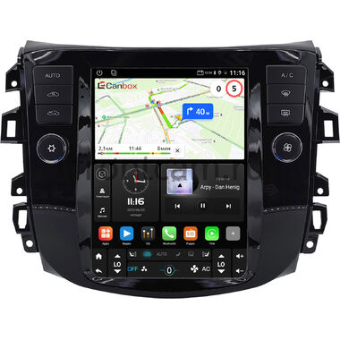 Nissan Navara (Frontier) 4 (D23) 2014-2024 (глянцевая) Canbox (Tesla style) 9.7 дюймов 2/32 GT096-1312-187 на Android 10 (QLed, DSP, CarPlay)