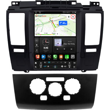Nissan Tiida 2004-2013 (черная, тип 2) Canbox (Tesla style) 9.7 дюймов 4/64 GTR096-1312-222 на Android 10 (QLed, DSP, CarPlay)