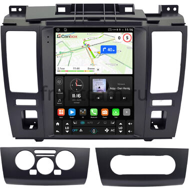 Nissan Tiida 2004-2013 (черная, тип 1) Canbox (Tesla style) 9.7 дюймов 2/32 GT096-1312-23 на Android 10 (QLed, DSP, CarPlay)