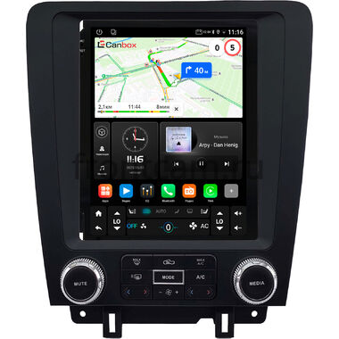 Ford Mustang 5 2009-2014 Canbox (Tesla style) 9.7 дюймов 2/32 GT096-1312-230 на Android 10 (QLed, DSP, CarPlay)