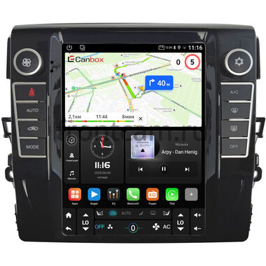 Toyota Mark X 2 2009-2019 Canbox (Tesla style) 9.7 дюймов 4/64 GTR096-1312-235 на Android 10 (QLed, DSP, CarPlay)