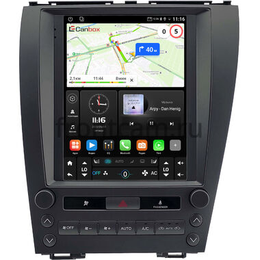 Lexus ES 5 2006-2012 (can BSJ) Canbox (Tesla style) 9.7 дюймов 4/64 GTR096-1312-256 на Android 10 (QLed, DSP, CarPlay)