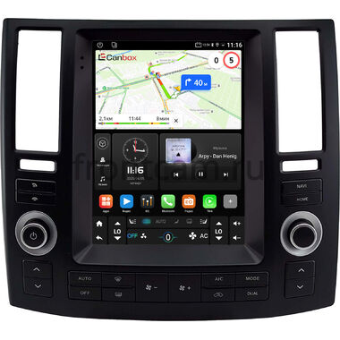 Infiniti FX35 (S50), FX45 (S50) 2006-2009 (черная) Canbox (Tesla style) 9.7 дюймов 2/32 GT096-1312-289 на Android 10 (QLed, DSP, CarPlay)