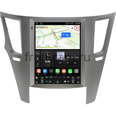 Subaru Legacy 5, Outback 4 2009-2014 (левый руль) Canbox (Tesla style) 9.7 дюймов 4/64 GTR096-1312-48 на Android 10 (QLed, DSP, CarPlay)